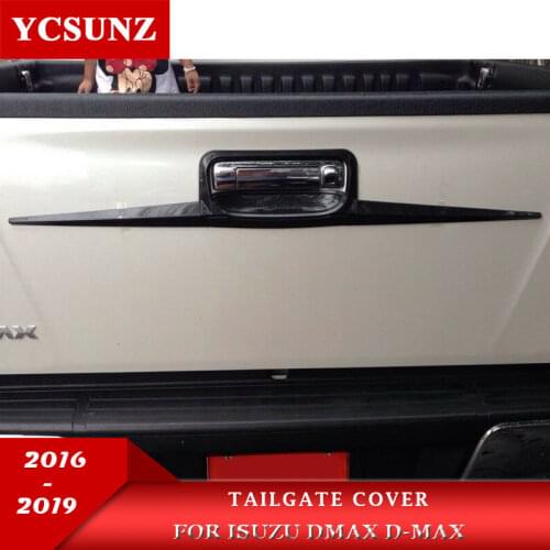 2016-2019 ABS Tailgate Cover For Isuzu d-max dmax 2016 2017 2018 2019 Accessories Rear Gate Handle Car Styling Exterior Parts