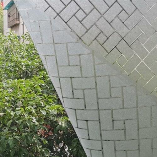 Window Stickers Window Film Stained Glass Film Static Cling Vinyl Glass Stickers Squarefor Home Office