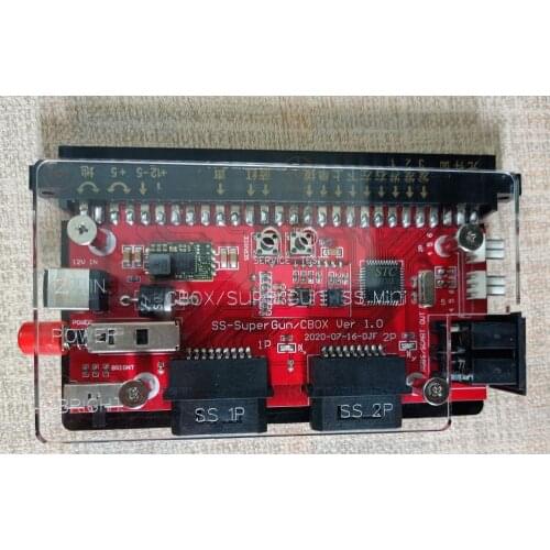 New Arrival Mini Super Gun JAMMA CBOX Converter to Saturn Joypad SS Gampad for Any JAMMA Game PCB Pandora box MVS Motherboard