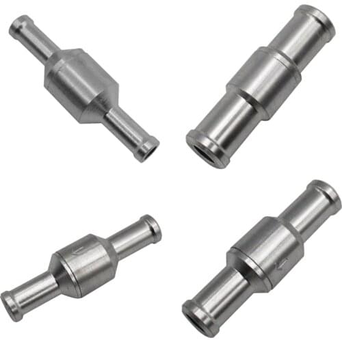Check Valve Brake Servo Booster No Return Inline One Way Valve Non Return Valve Vacuum Hose Aluminum Valve