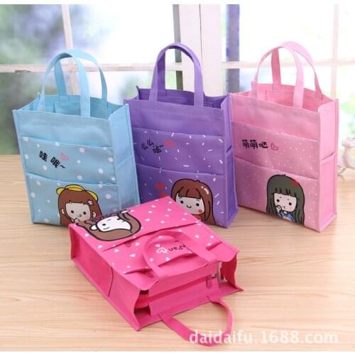 Tutoring Bag Childrens Tutoring School Bag Student Art Portable A4 File Stationery Book Bag Creative Unique Carrying Bag