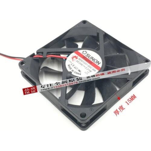 SUNON ME80152V1-000C-A99 Server Cooling Fan DC 24V 2.21W 80x80x15mm 2-wire