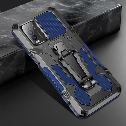 Shockproof Case Belt Clip Back Panel for Vivo Y20S Case Hard PC TPU Bumper 360 Protect Funda Vivo Y20 2020 Case Y 20 S 20s Y20i