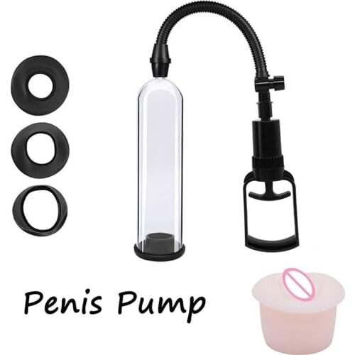 Enlarge Penis Pump Penis Enlargement Vacuum Pump Penis Trainer Cock Dick Pro Extender Male Massager Pump Sex Toys For Men Penis