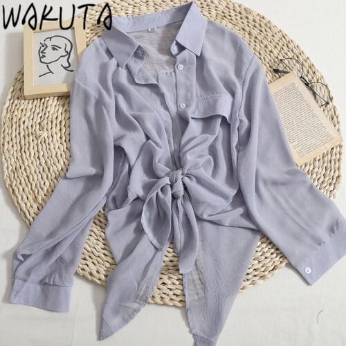 Wakuta Womens Chiffon Blouses