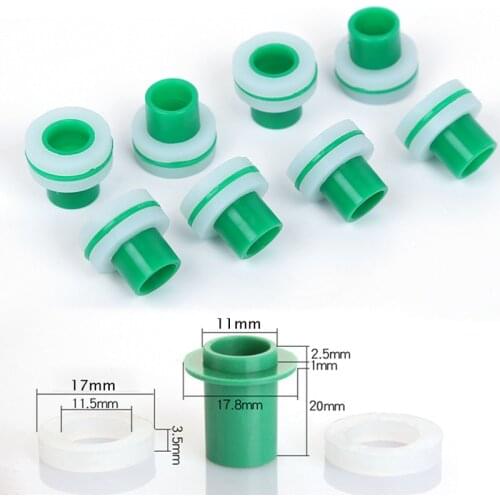 10pcs Faucet PPR Pipe Plugs 1/2" 3/4" BSP Thread installation Fitting Free tape Leak-proof Sealing ring Plumbing Accessories