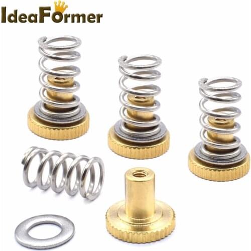 3D Printer Parts UM2 ULTIMAKER 2 Adjustment Nut + Springs+ flat washers 3 Set or 4 Set