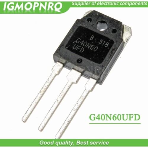 10PCS free shipping SGH40N60UFD G40N60UFD G40N60 TO-3P 600V 40A 100% new original