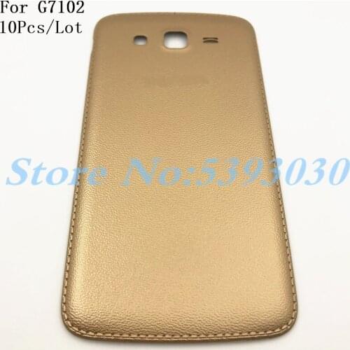10Pcs/Lot New For Samsung Galaxy Grand 2 G7102 G7105 G7106 G7108 Battery Back Cover Rear Door Housing Replacement Parts