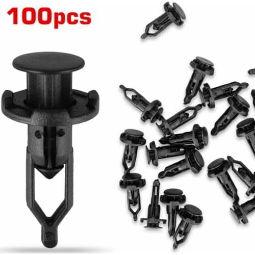 100pcs Fender Bumper Retainer Clips 9mm For Toyota Lexus Scion 52161-02020 Brand New And High Quality Bumper Clip
