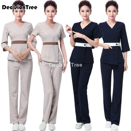 2021 beauty salon spa female work clothing hotel reception work clothes spa uniform sauna foot bath uniforms salon uniforms