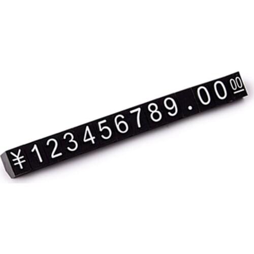 420 Cubes White on Black Adjustable Sale Price Display Tag Label Retail Shop