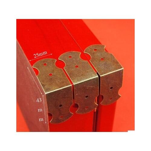 43*25mm wrapping wooden antique furniture hardware fancy gift box with a good edge angle