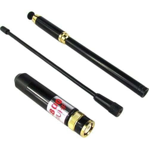 AL-800 BNC Telescopic VHF/UHF Dual Band High Gain Extendable Antenna for Kenwood TYT HYT ICOM YAESU