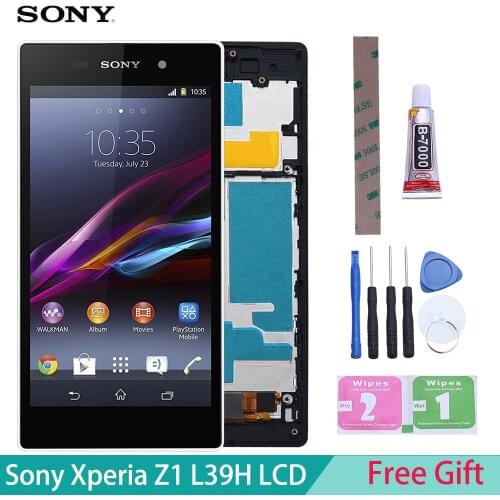 5.0" for SONY Z1 Display L39h C6902 C6903 C6906 C6943 LCD For SONY Xperia Z1 LCD Display Touch Screen Digitizer