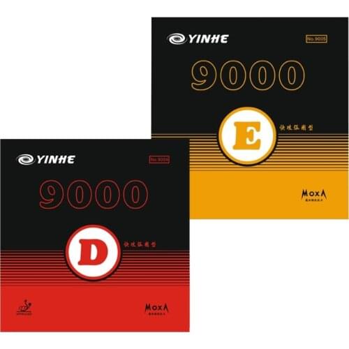 Galaxy / Milky Way / Yinhe 9000E 9000D Pips-in Table Tennis (PingPong) Rubber With Sponge
