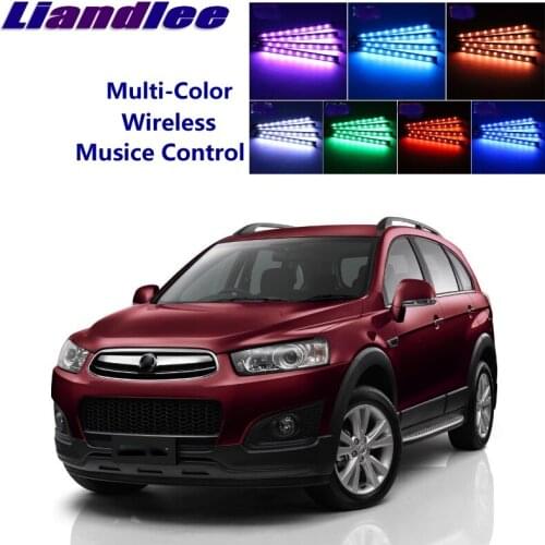 LiandLee Car Glow Interior Floor Decorative Atmosphere Seats Accent Ambient Neon light For Holden Captiva