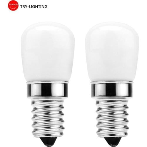 Mini E14 Small Screw Port LED Glass Refrigerator Light Bulb Light Crystal Chandelier COB Bulb 220V