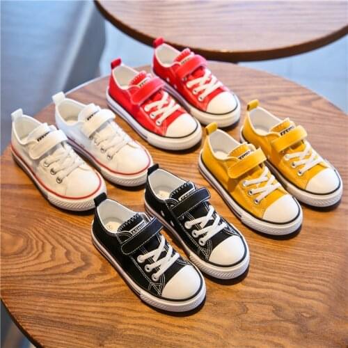 Fashion Children Canvas Shoes Casual Kids Sneakers New Girls Shoes Breathable Boys Sneakers Casual Kids Shoes For Girls Sneakers