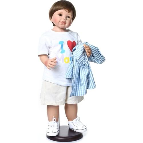 NPK 70CM collectible art doll artist desgin ball jointed doll children clothes model Original Masterpiec doll