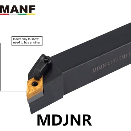 MANF Lathe Cutting Tools 20mm 25mm MDJNR-1616H11 CNC Lathe Arbor External Turning Tools Holder Cutting Tool Holders