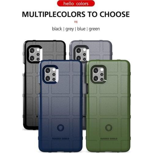 100pcs/lot Rugged Shield Phone Case For LG Q92 Velvet K40S K41S K51S Stylo 6 K51 Q51 Defender Armor TPU Rubber Cover