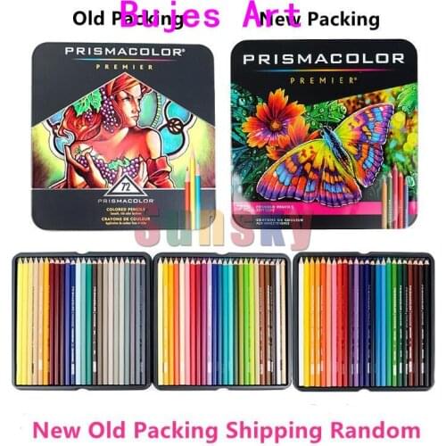 Sanford prismacolor 48/72 color usa lapis de cor oil color pencil big soft core art draw color pencil Artist art supplies
