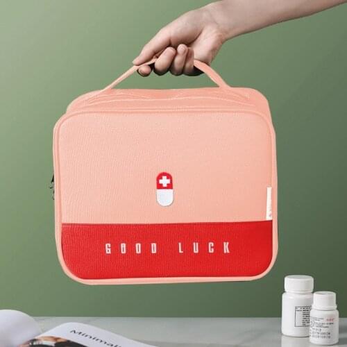 Thickened Medicine Container Large Pouch First Aid Kit Car for home Camping Travel Set Survival Kit Storage Box Medicine Bag