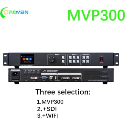 Best price aliexpress rental video wall LED video processor MVP300 scaler HD TV SDI HDMI VGA DVI USB WIFI controller parts