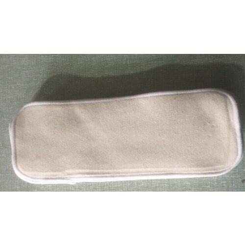 Babies Inserts Naughty Baby Hemp Organic cotton 200pcs 4 Layers Reusable Baby Cloth Diaper Pads Nappy Inserts Free Shipping