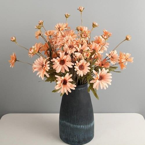 1Pc Artificial Chrysanthemum Fake Flower Bouquet Home Office Wedding Party Decor