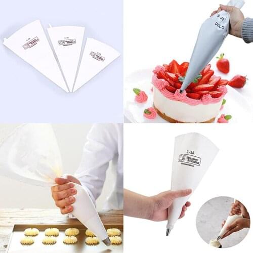 1PC Reusable Cotton Cream Pastry Icing Bag S/M/L Baking Cream Piping Bag Kitchen Accessories Cake Decorating Tool