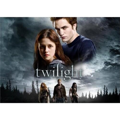 New Arrivals 5D DIY Full Round Diamond Painting The Twilight Saga Movie Poster 3D Embroidery Cross Stitch Mosaic Home Decor Y240