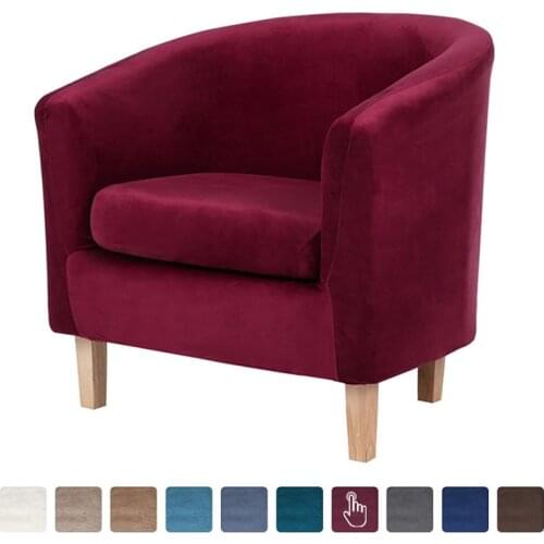 1Set Tub Armchair Cover Split Style Sofa Covers Living Room Couch Slipcover With Cushion Cover Washable Furniture Protector Case