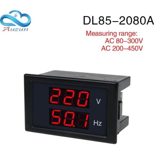 Dl85-2080A gasoline generator digital display ac voltmeter frequency meter AC80-300V AC200-450V