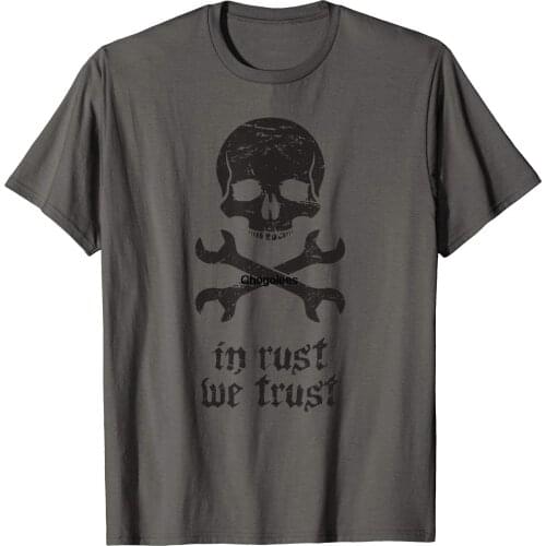 Skull - Rat Rod T-Shirt Custom Car Builder Mechanic T-Shirt