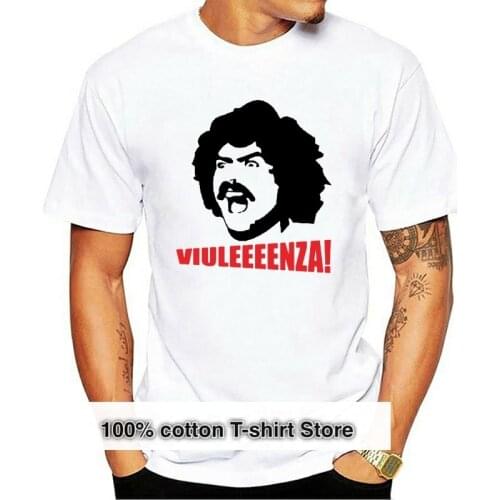 T-Shirt no fruit of loom uomo Diego Abatantuono viulenza violenza vintage-2132A