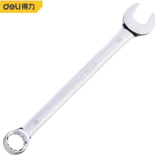 Deli Ratchet Combination Metric Mirror Wrench 16mm Fine Tooth Gear Ring Torque Socket Nut Hand Tools Alicates High Repair Tools