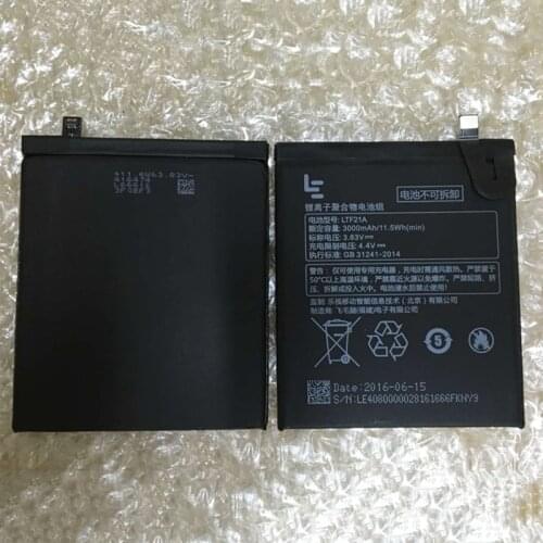 LTF21A 3000mAh Original Battery For Letv LeEco Le 2 (pro) le 2S le S3 X20 X626 X528 X621 X625 X25 X525 X620 X520 X522 X527 X526