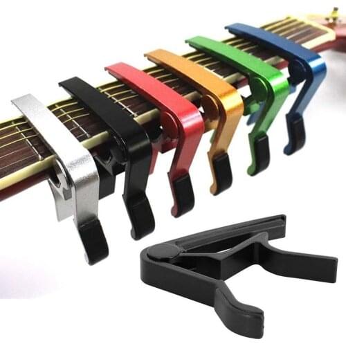 Metal Guitar Capo Clamp Key For 6 String Acoustic Classic Electric Guitar Change Tuning Clamp Key Musical Instrument Accessories
