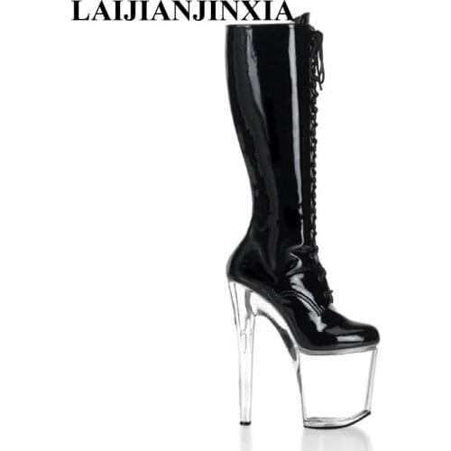 New sexy model runway shoes, super high heels club shoes, 20cm cosine prop shoes, Paris Dance Shoes