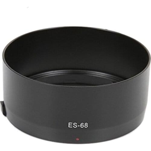 New ES68 ES-68 Camera Lens Hood for Canon EOS EF 50mm f/1.8 for STM 49mm lens protector Camera Accessories