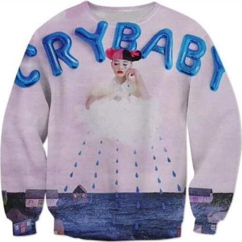 New Fashion Mens/Womens Melanie Martinez Funny 3D Print Sweatshirt Oversized 5XL Hip Hop Cry Baby Fashion Hoodies