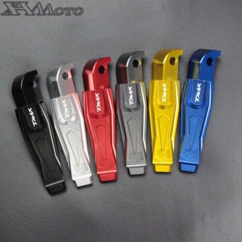 New Motorcycle CNC Aluminum Rear Passanger Foot Peg Footrests For YAMAHA TMAX 500 T-MAX530 XP500 XP530 6COLOR
