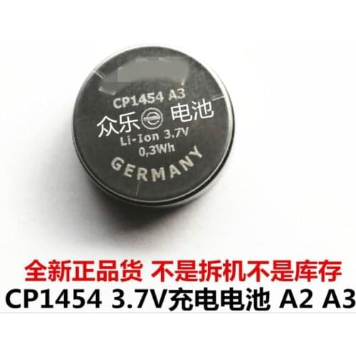 2PCS new A3 rechargeable 60mah lithium battery CP1454 CP1454 1454