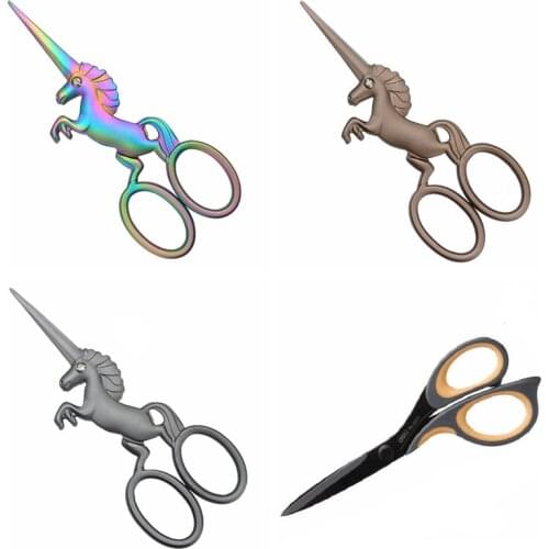Unicorn Stainless Retro Cutting Scissors for Sewing Tailor Thread Scissors for Trimming Household Shears Handmade Scissors Shape