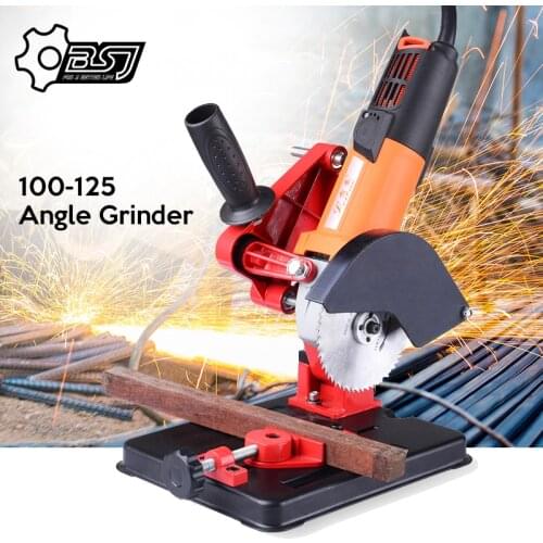 Angle Grinder Bracket Holder Support for 100-125 Angle Grinder DIY Cutting Stand Power Tools Accessories