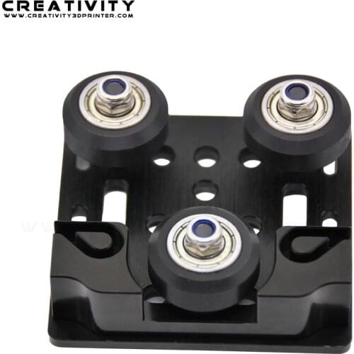 3D printer parts V-Slot Openbuilds Y-Axis Slider Aluminum Plate buckle 2020 Aluminum Profile Slider Plate with timing belt