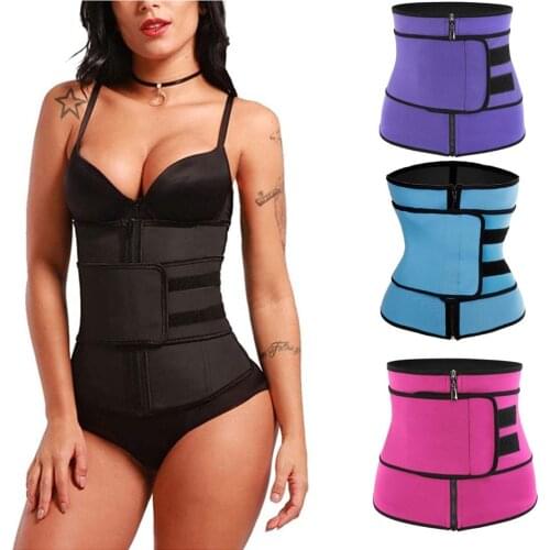 High Quality Waist Trim-mer Belt Man And Women Body Shaping Zipper Abdomen Belt Slimmer Kit Exercise Accessories Dropshipping
