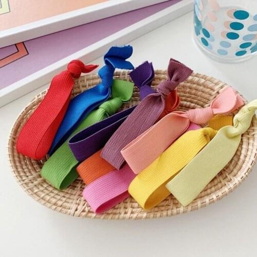 Free shipping 10pcs/pag women hairties girls rubber band basic ladys hair bands Ponytail Holder Hair accessories